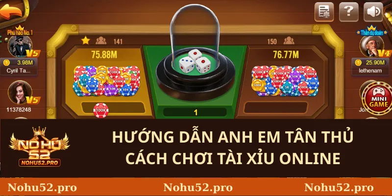 Hướng Dẫn Anh Em Tân Thủ Cách Chơi Tài Xỉu Online
