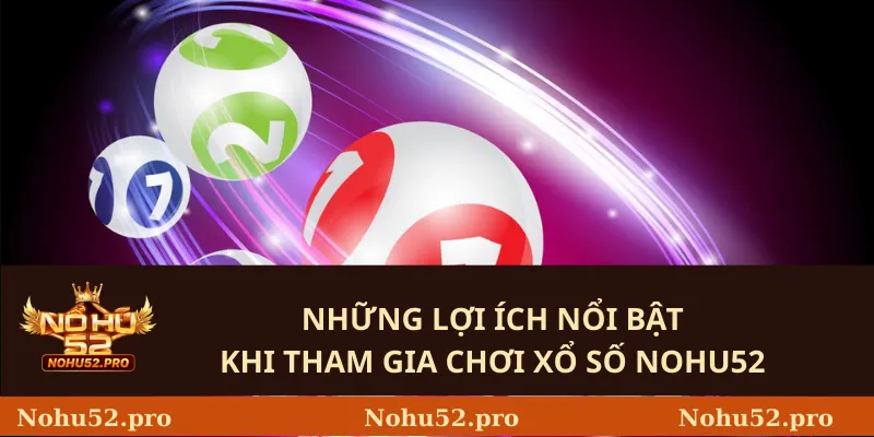 Những lợi ích nổi bật khi tham gia chơi Xổ Số Nohu52